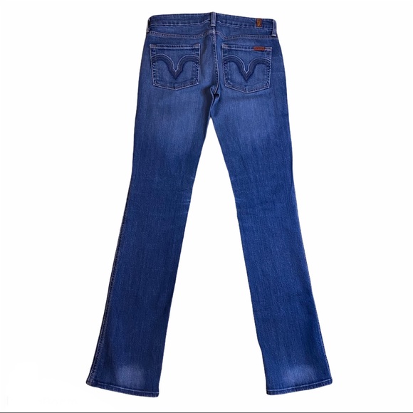 7 For All Mankind Kate Straight Leg Jeans 27 - Picture 2 of 8